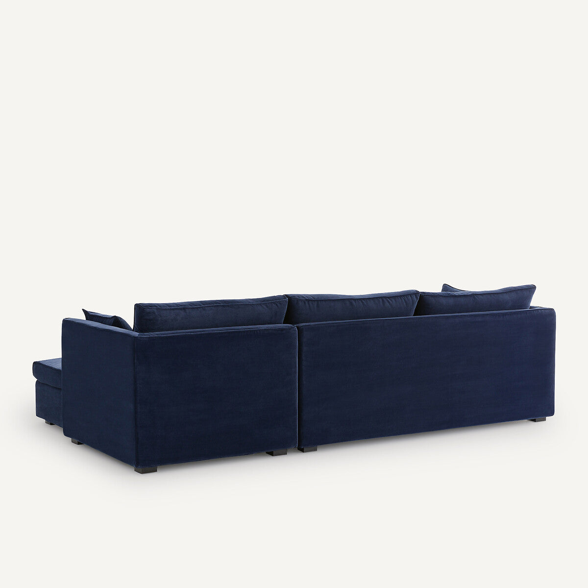 Sofa seccional Azul oscuro - VELARYON
