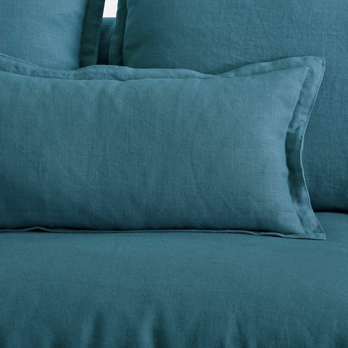 Sofá seccional Azul pavo - GIARDINI