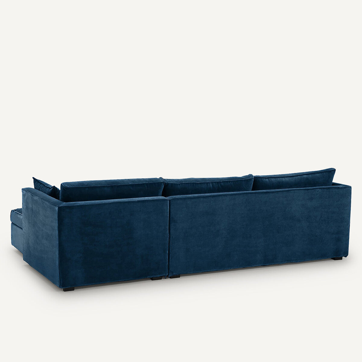 Sofá seccional Azul pavo real - VELARYON