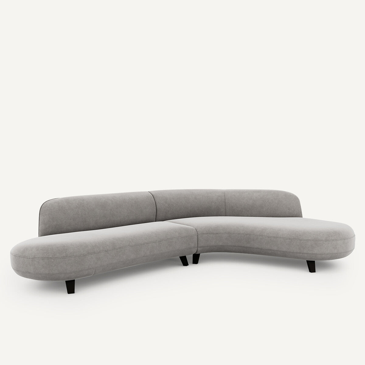 Sofá seccional Beige - BEESBURY