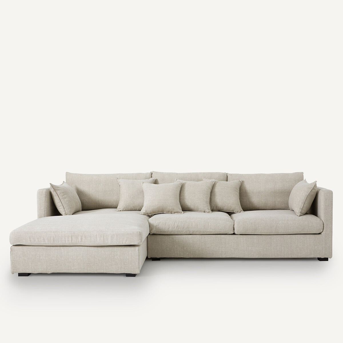 Sofá seccional Beige - LANCEL