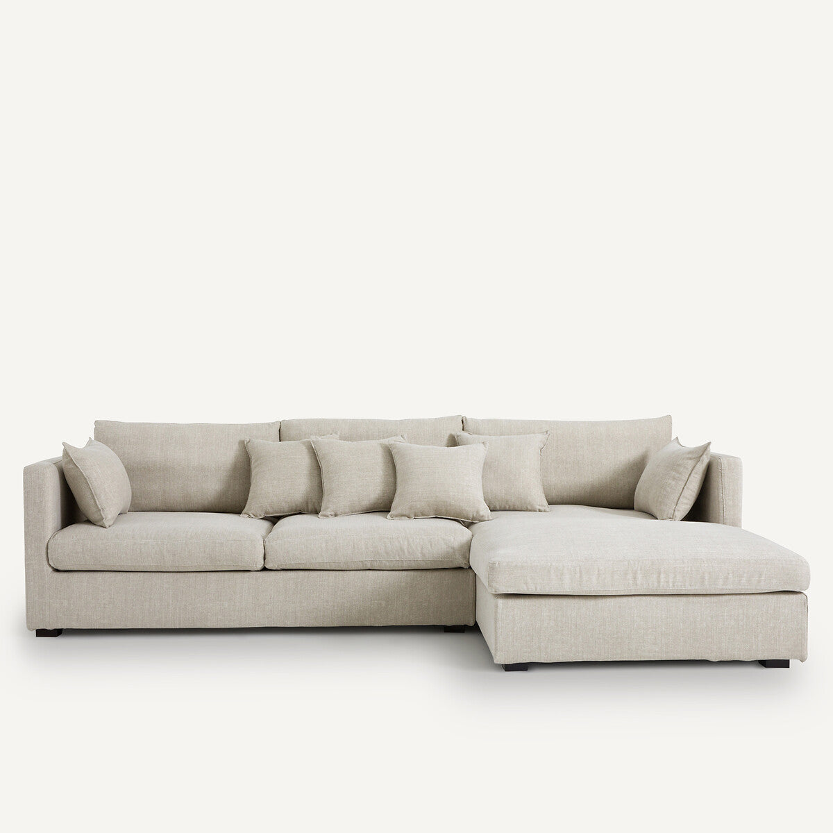 Sofá seccional Beige - LANCEL