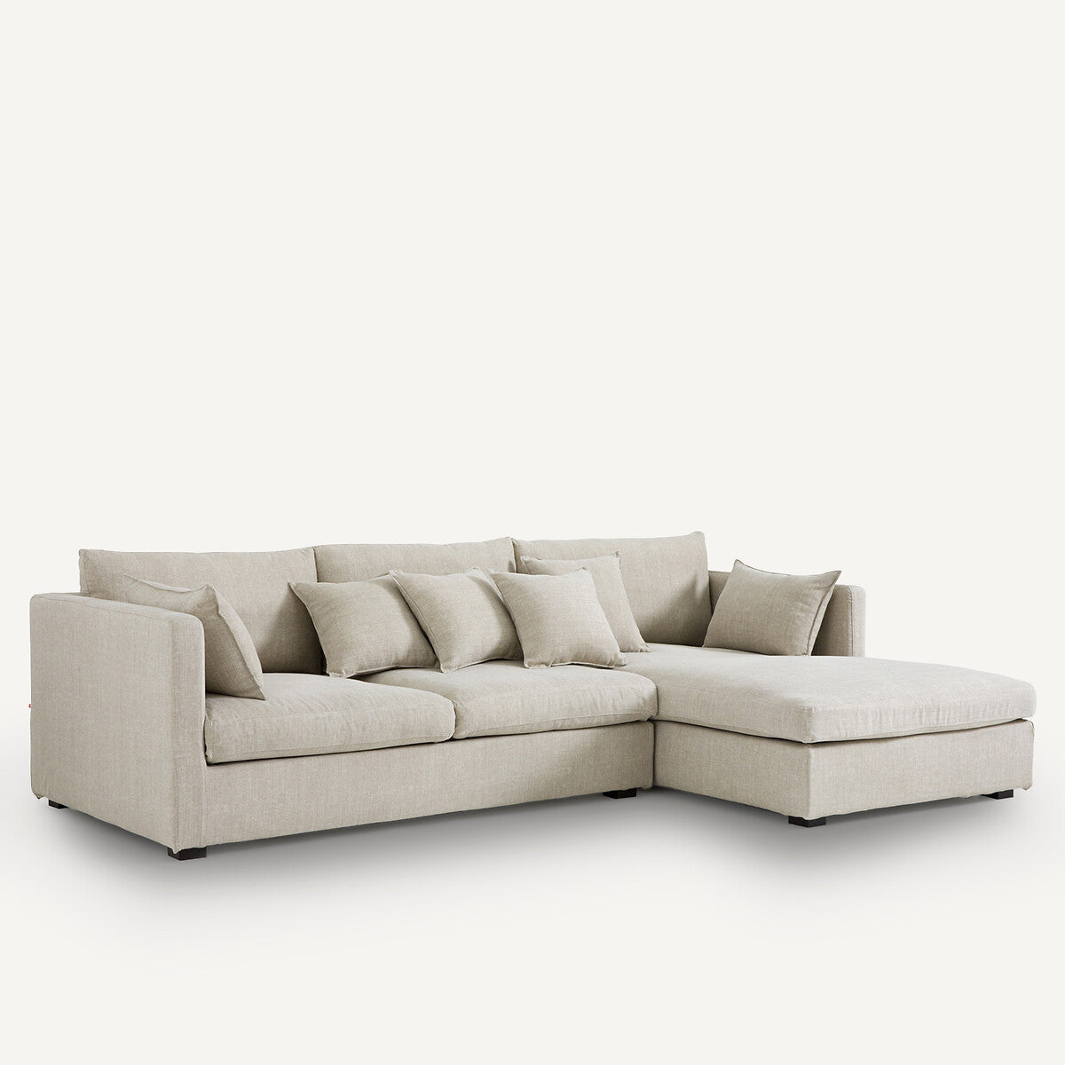 Sofá seccional Beige - LANCEL