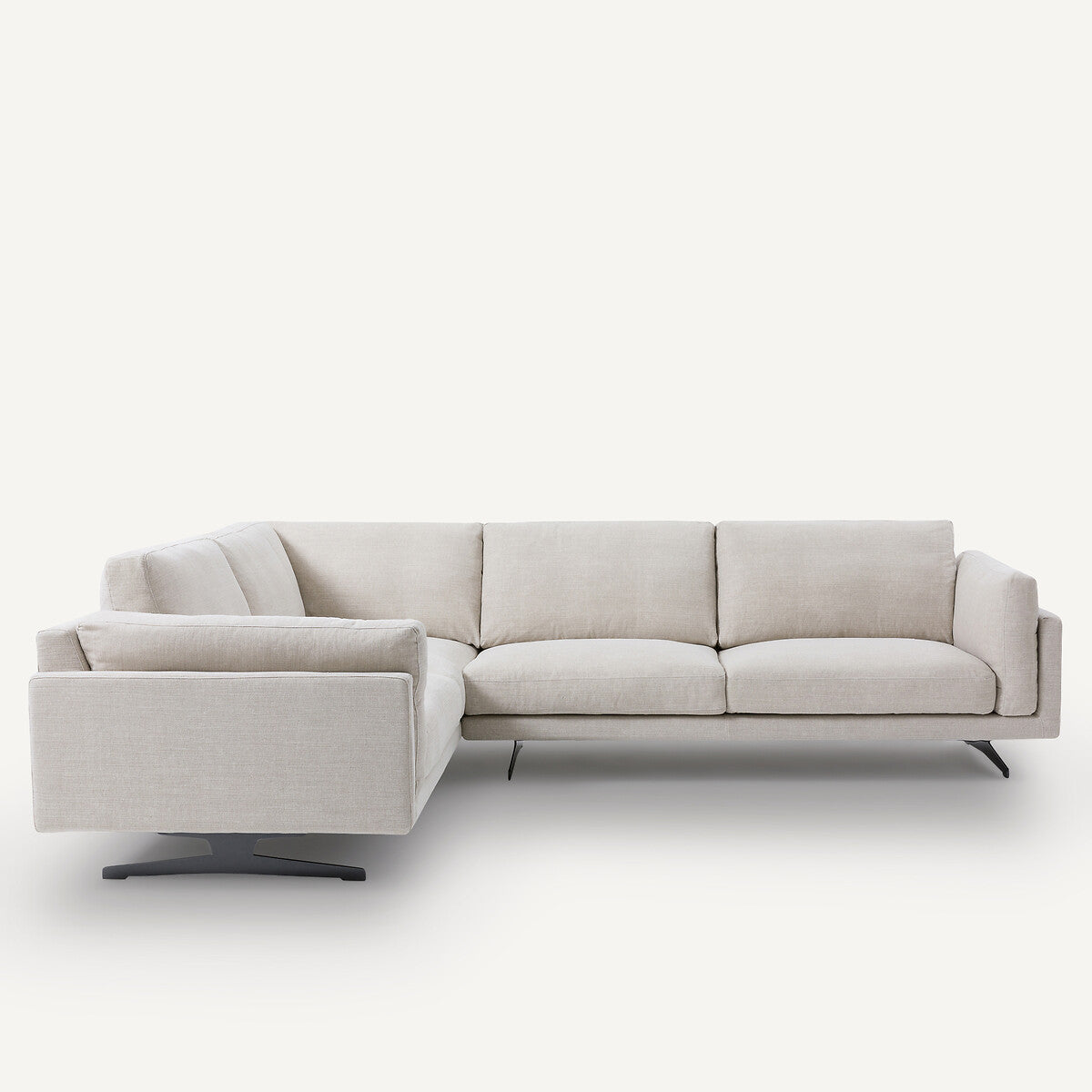 Sofá seccional  Beige - LYANNA