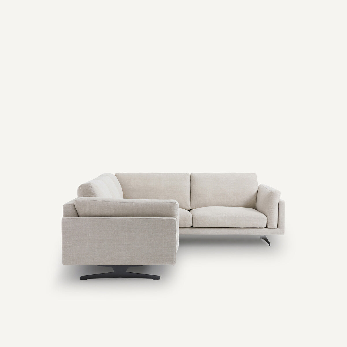 Sofá seccional  Beige - LYANNA