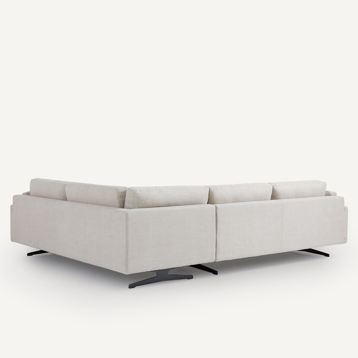 Sofá seccional  Beige - LYANNA