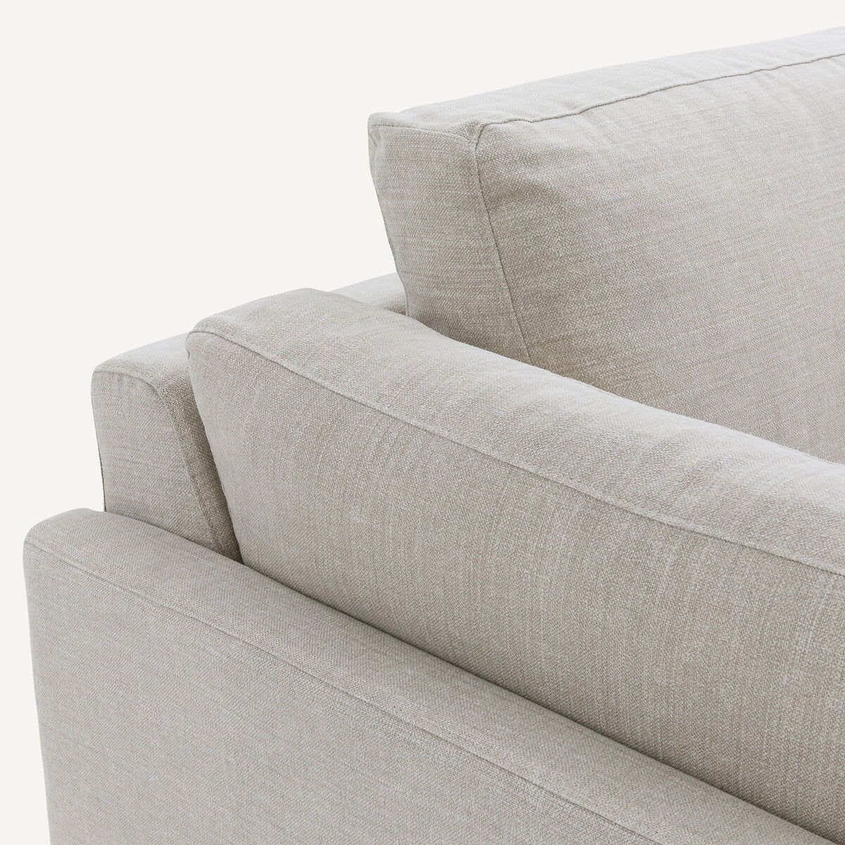 Sofá seccional  Beige - LYANNA