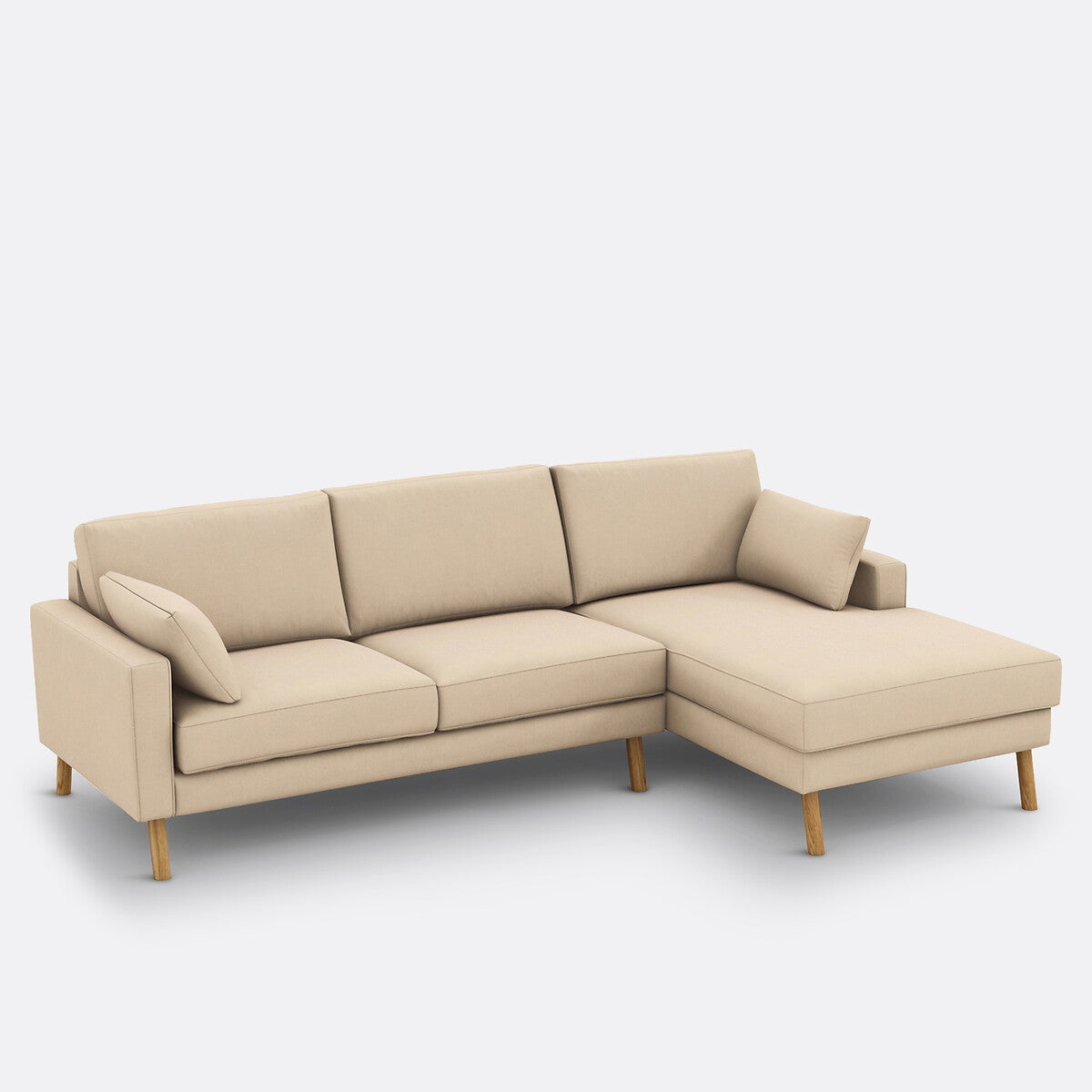 Sofá seccional Beige Arena - BAELON