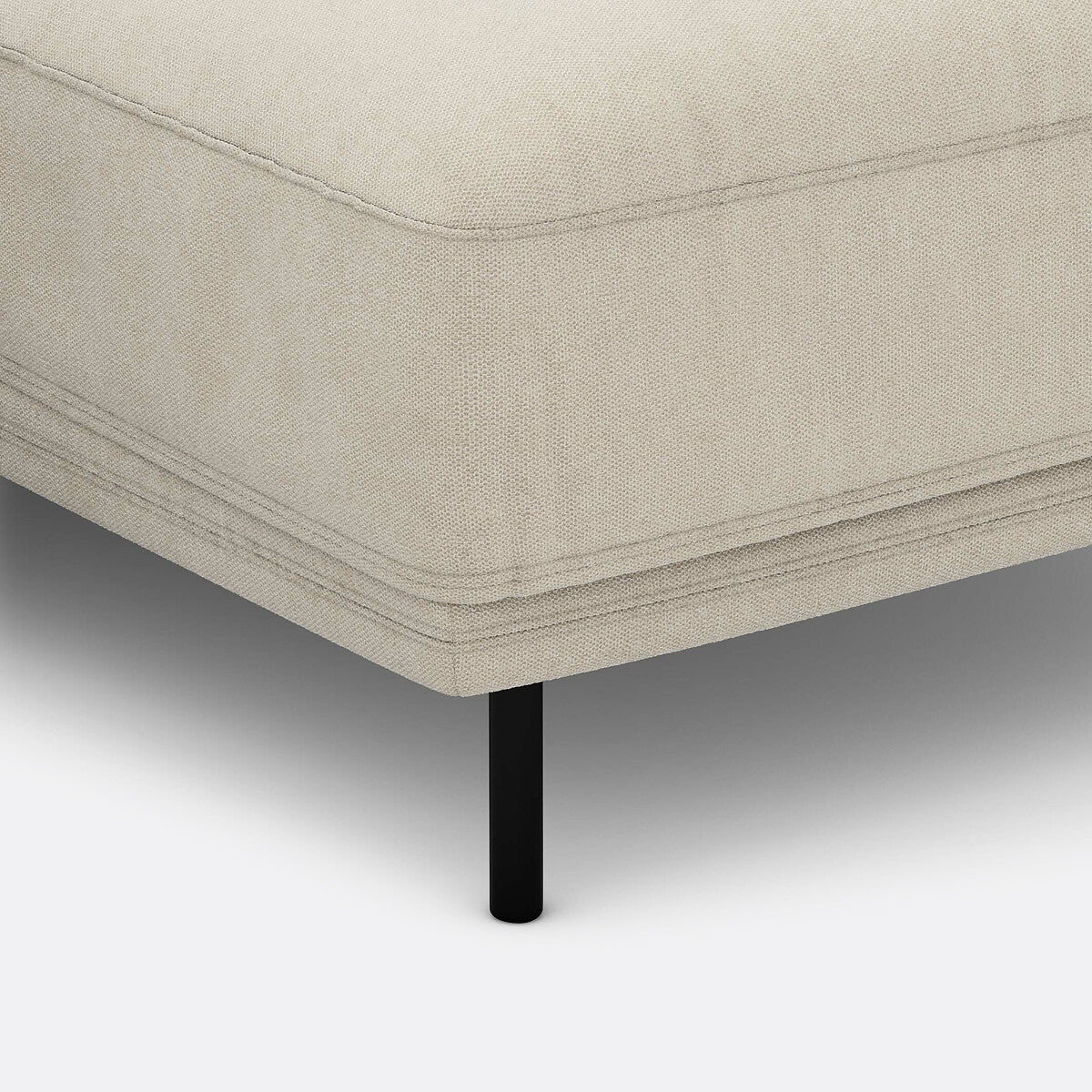 Sofa seccional Beige grisaceo - TYRELL