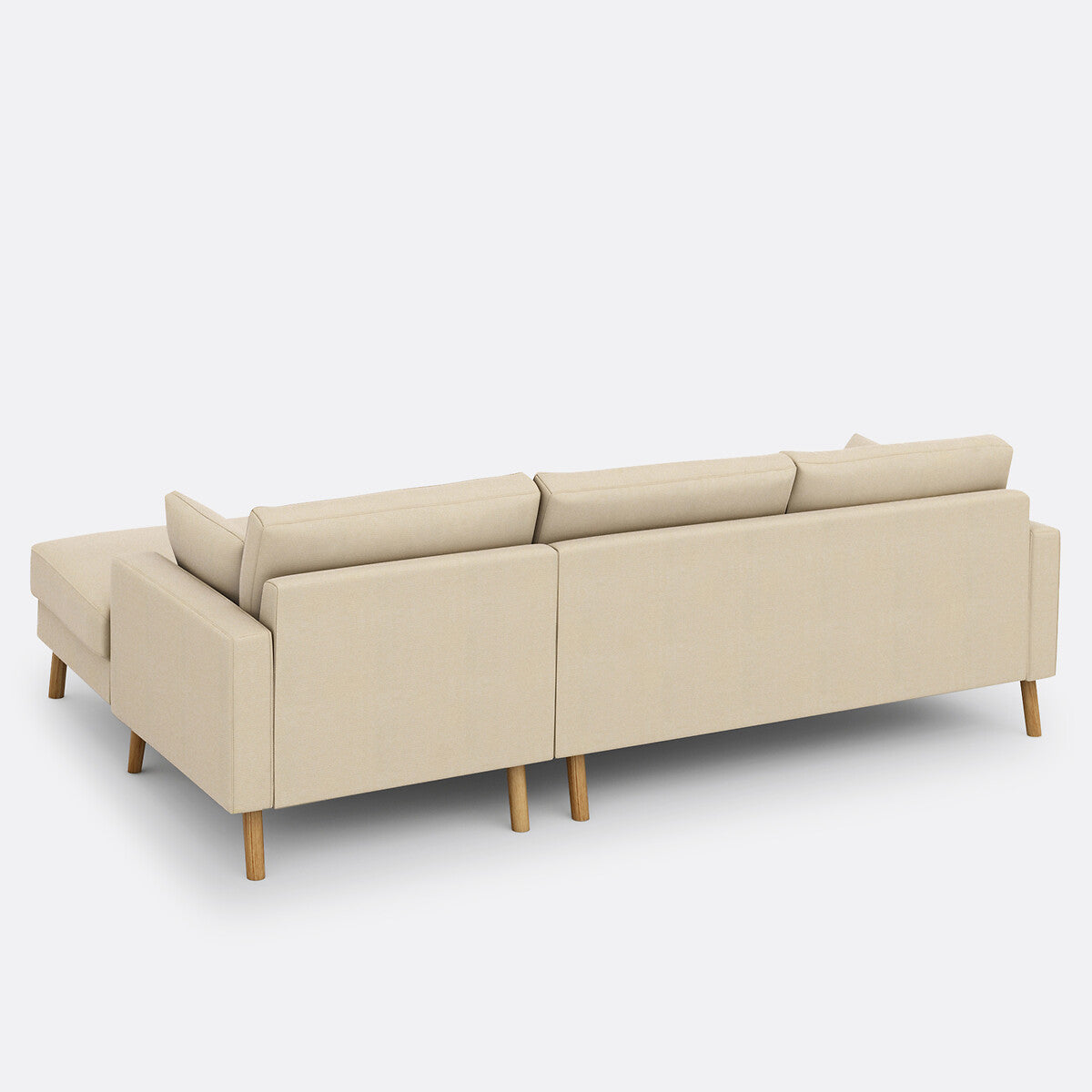 Sofá seccional Beige natural - BAELON