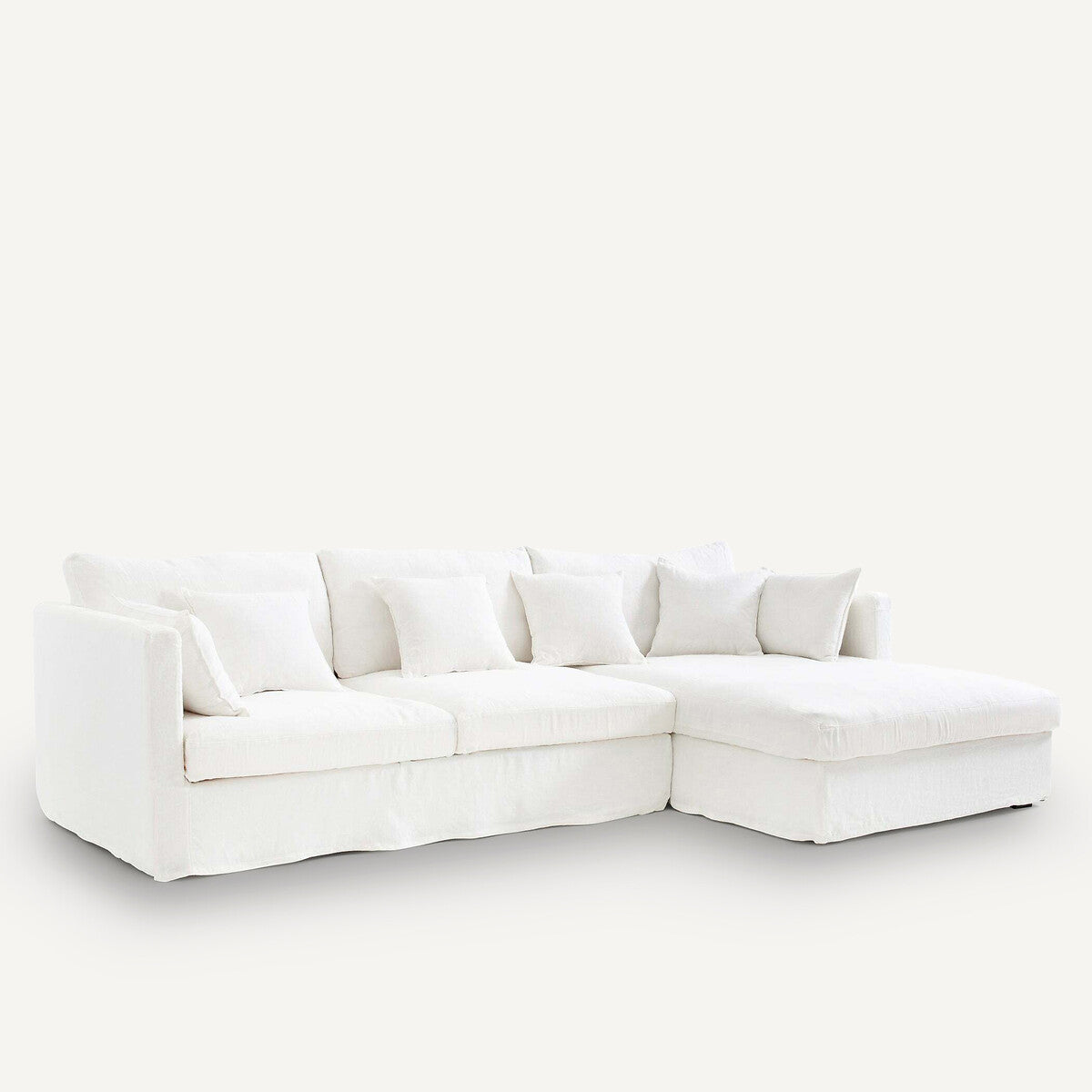 Sofá seccional Blanco - LANCEL