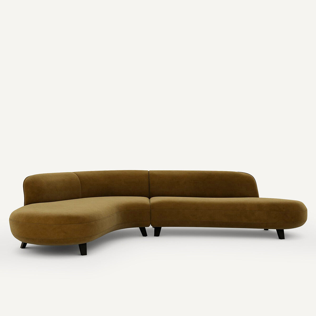 Sofá seccional Bronce - BEESBURY