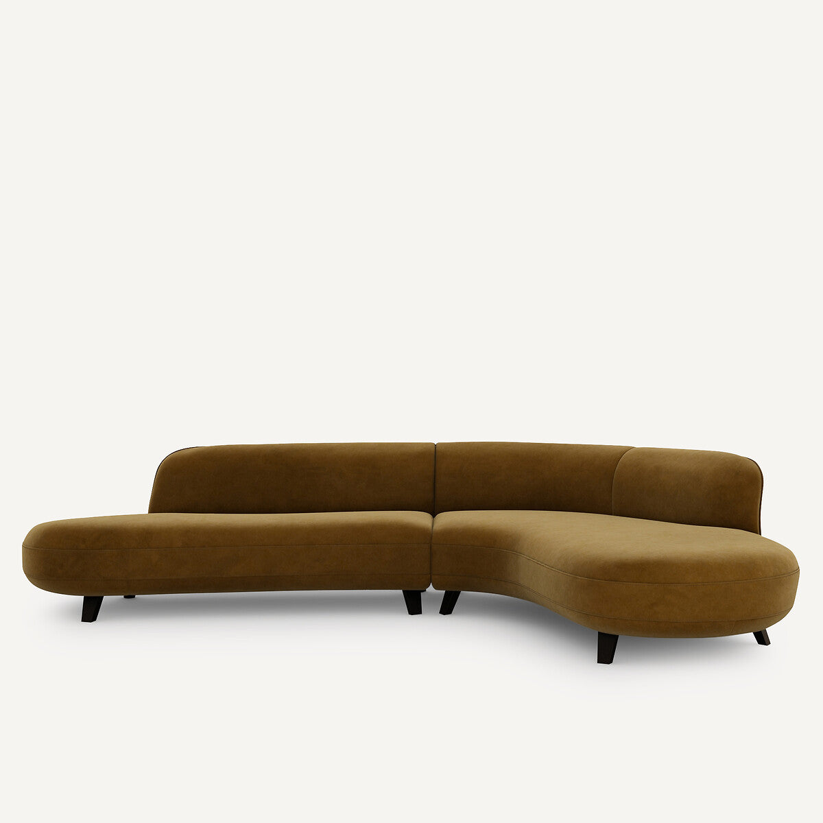 Sofá seccional Bronce - BEESBURY