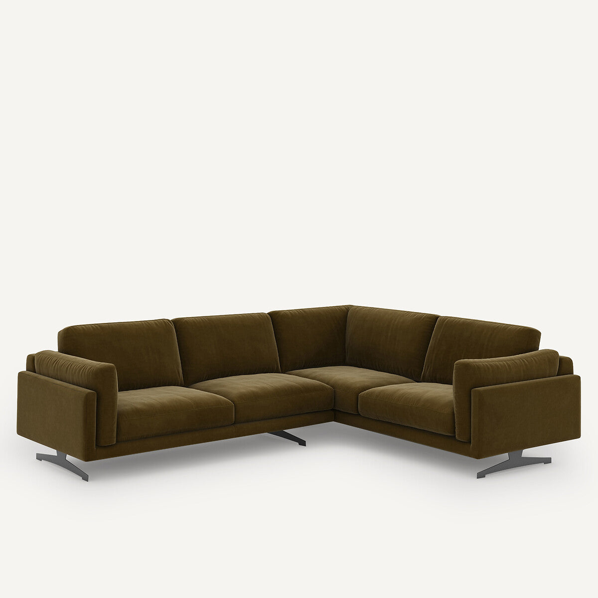 Sofá seccional Bronce - LYANNA