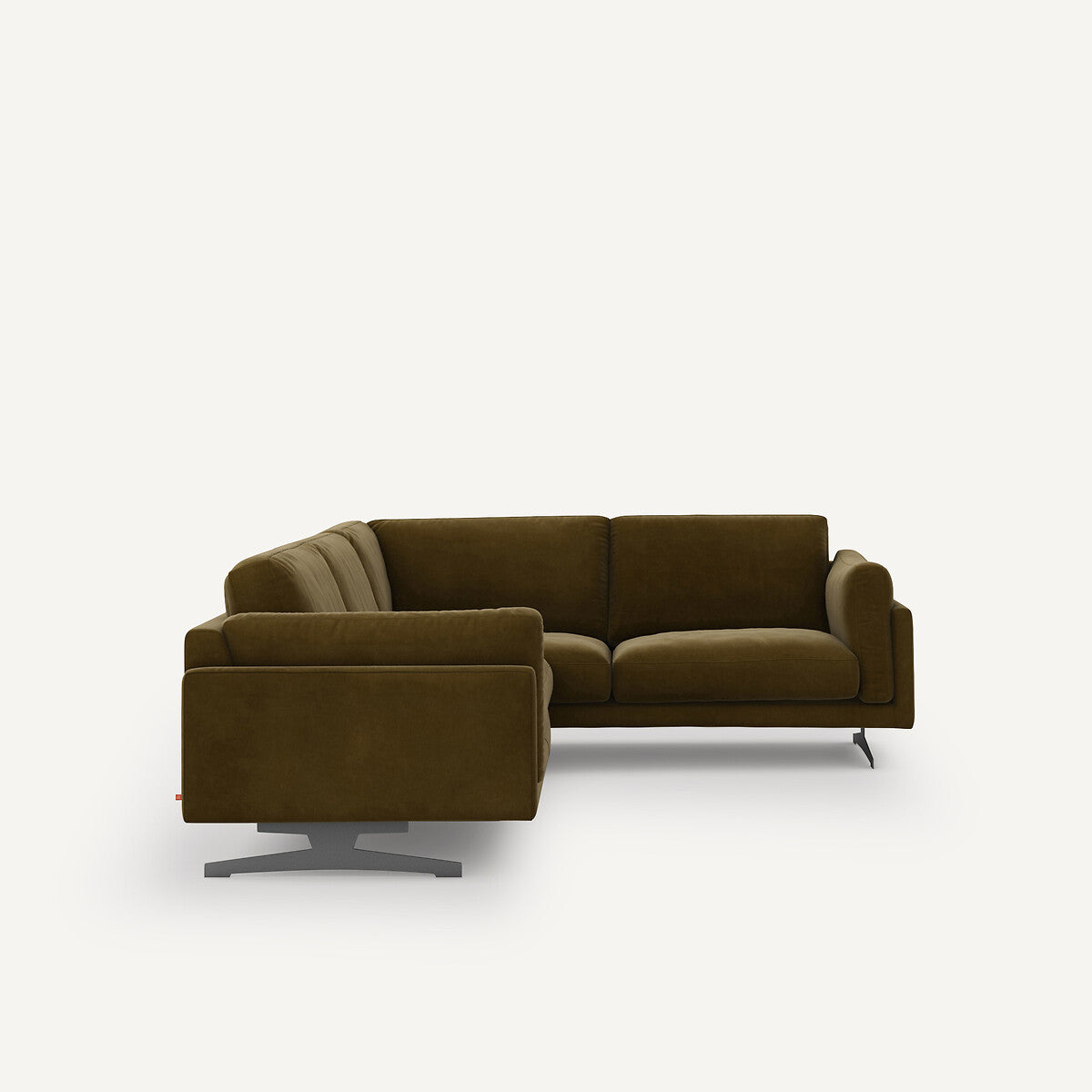 Sofá seccional Bronce - LYANNA