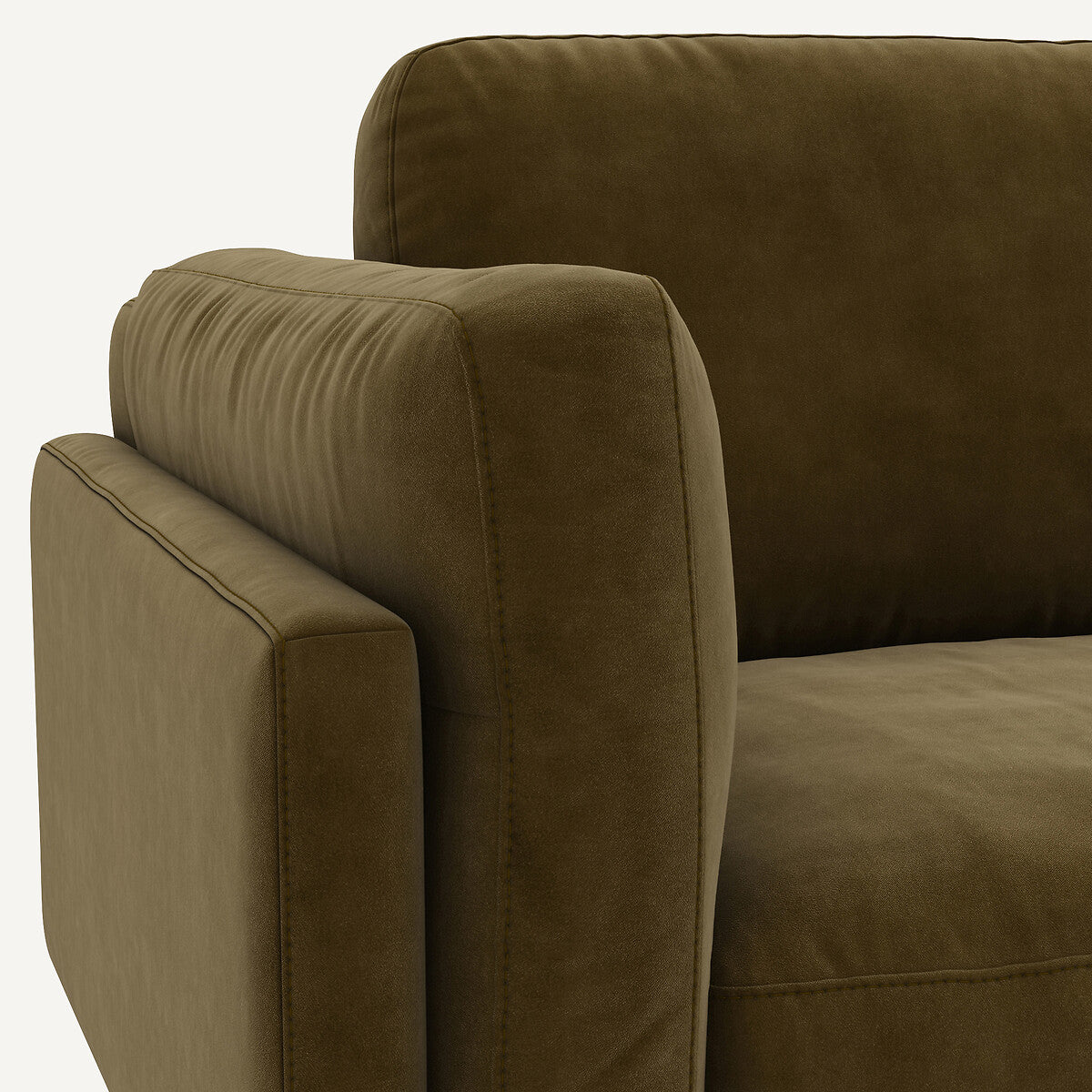 Sofá seccional Bronce - LYANNA