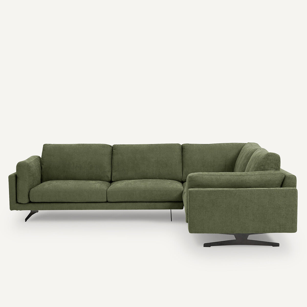 Sofá seccional Caqui - LYANNA