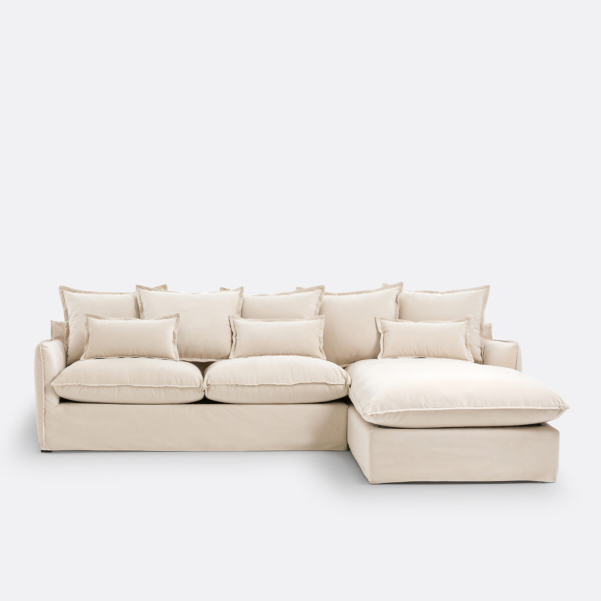 Sofá seccional Crudo claro - GIARDINI
