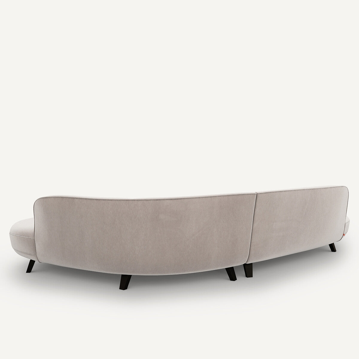 Sofá seccional Gris - BEESBURY