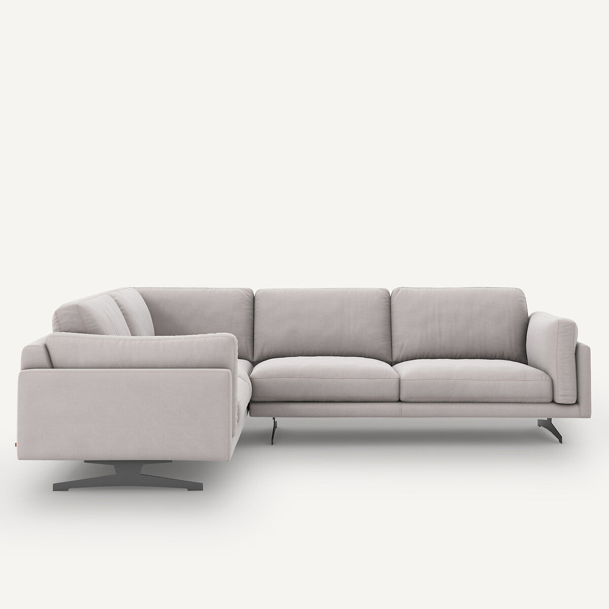 Sofá seccional Gris - LYANNA