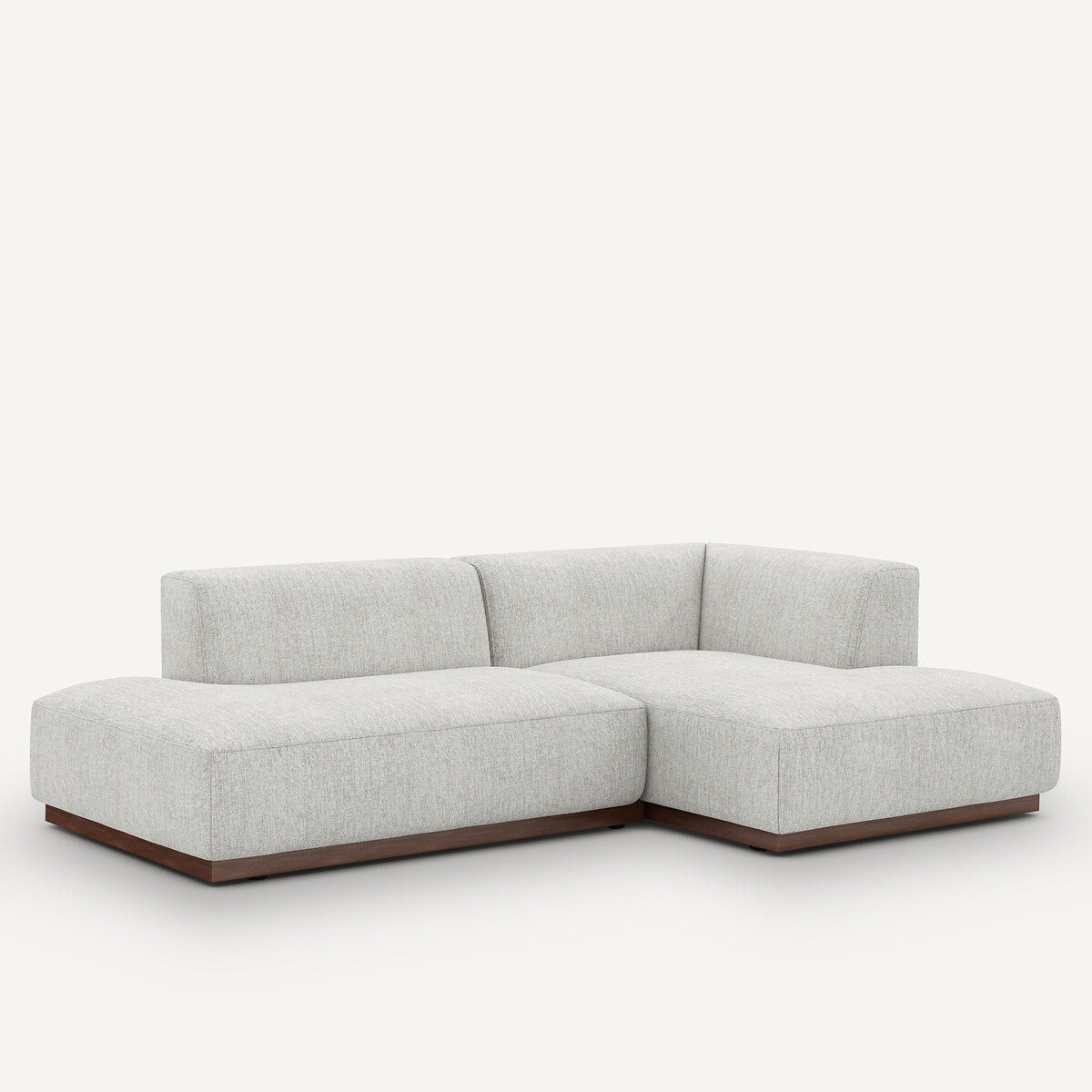 Sofa seccional Gris/Blanco - ARCANA
