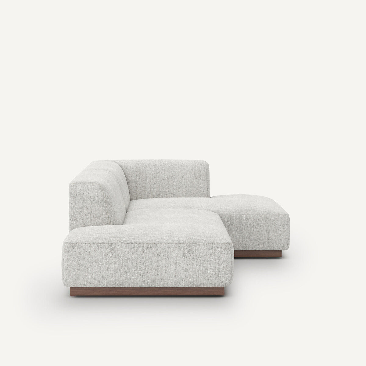 Sofa seccional Gris/Blanco - ARCANA