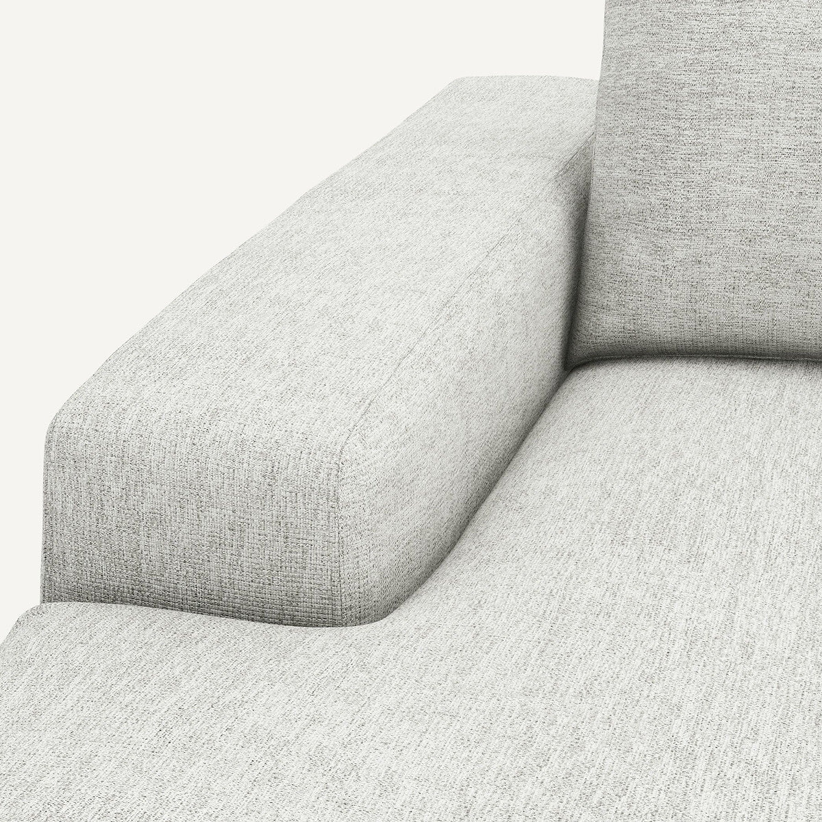 Sofá seccional Gris/Blanco  - HARWIN