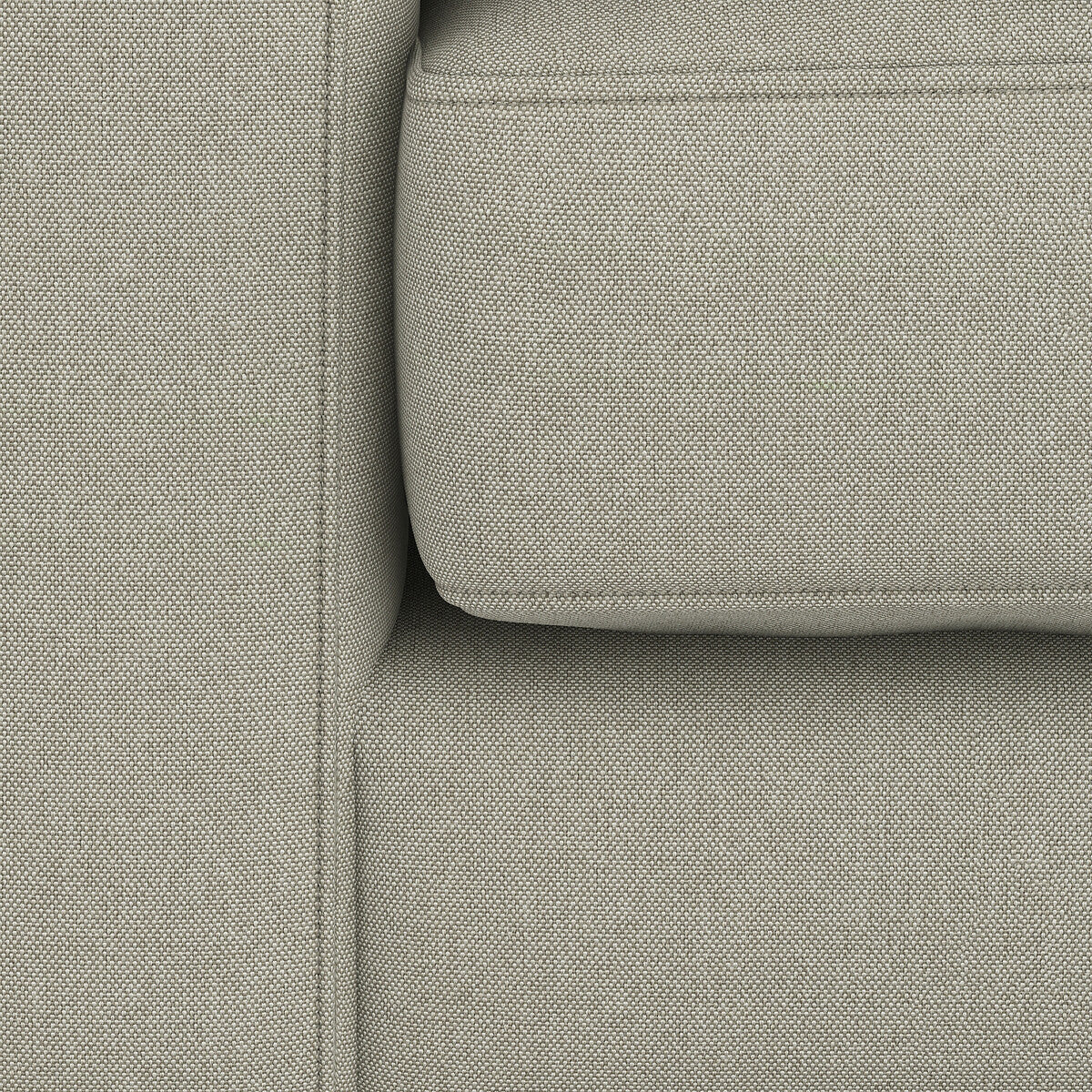 Sofá seccional Gris claro - BAELON