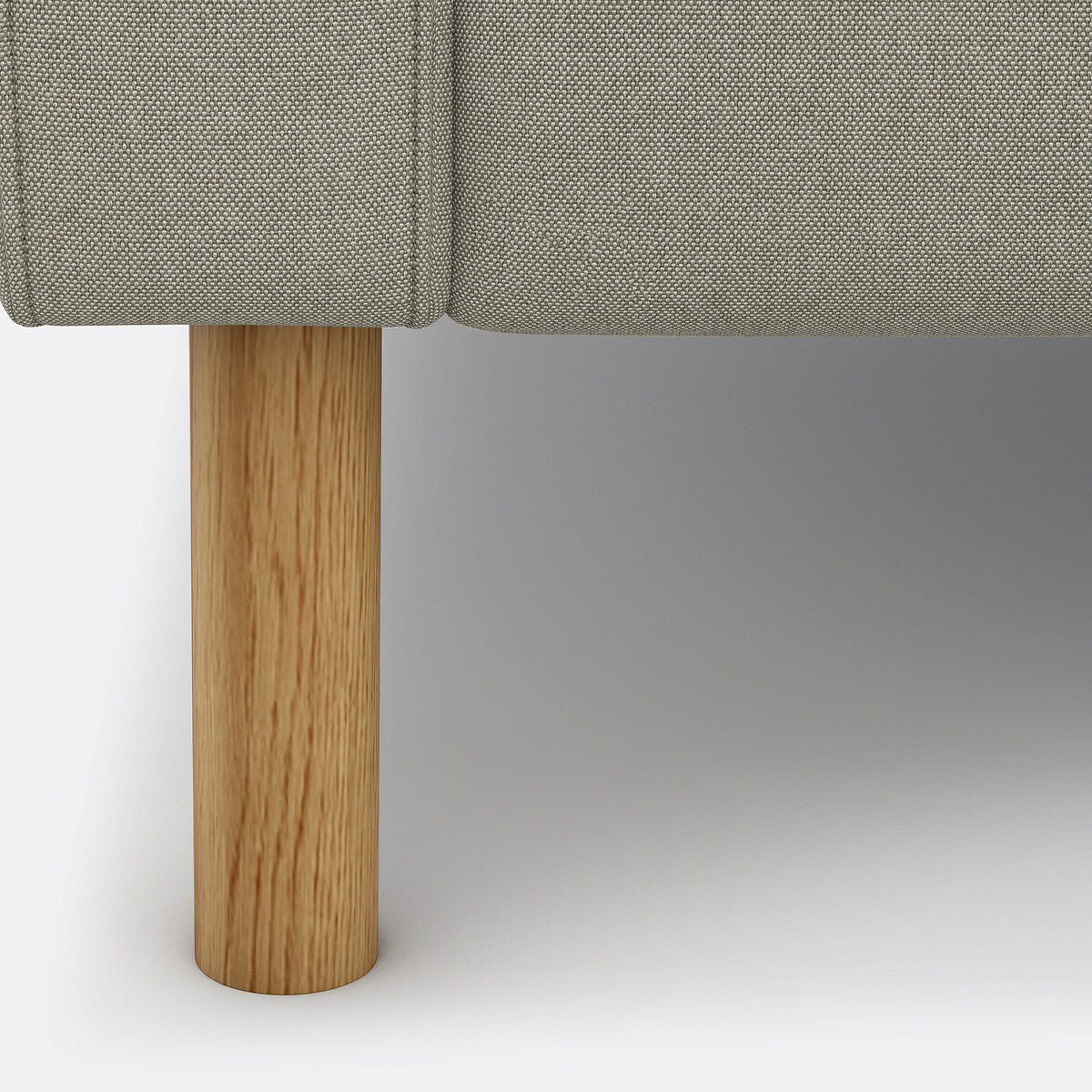 Sofá seccional Gris claro - BAELON