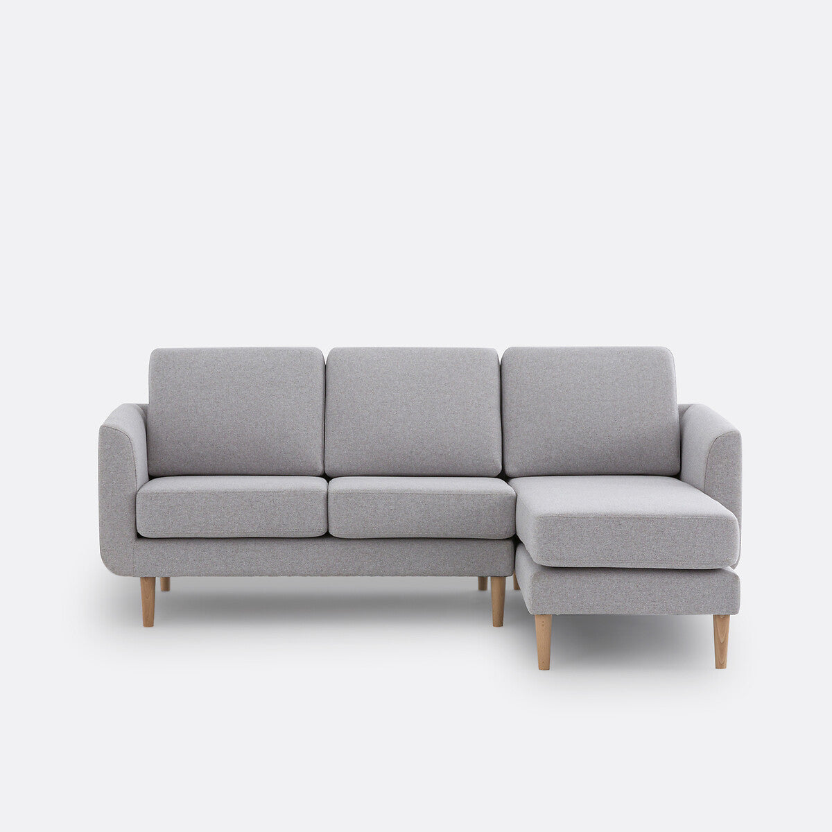 Sofá seccional Gris claro - EDMURE