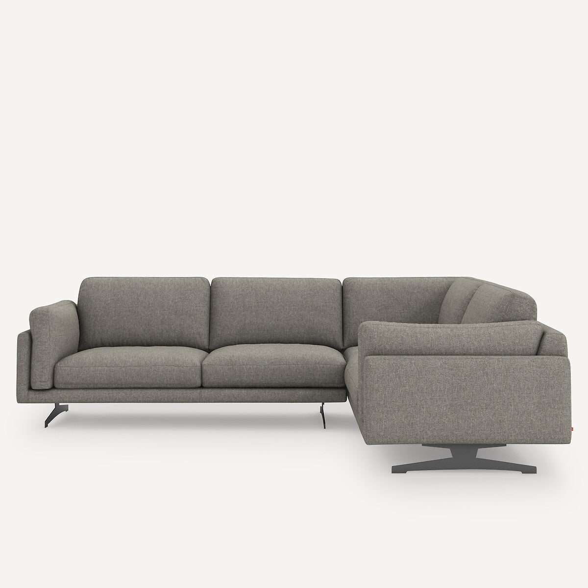 Sofá seccional Gris granito - LYANNA