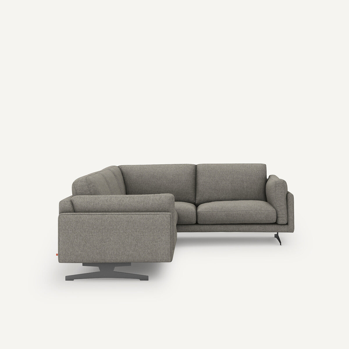 Sofá seccional Gris granito - LYANNA