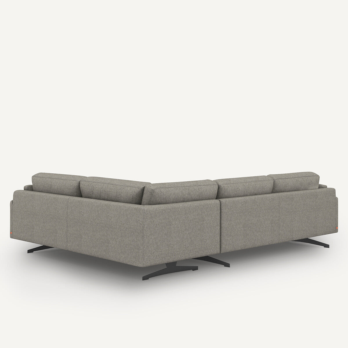 Sofá seccional Gris granito - LYANNA