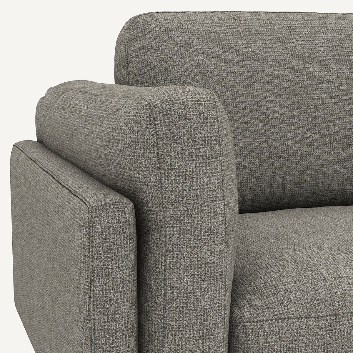 Sofá seccional Gris granito - LYANNA