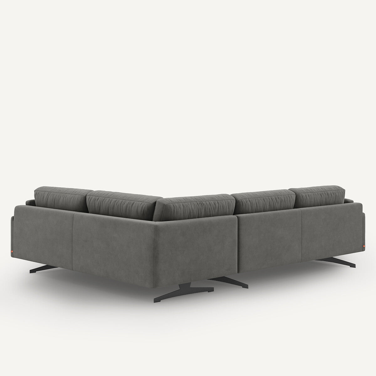 Sofá seccional Gris marrón - LYANNA