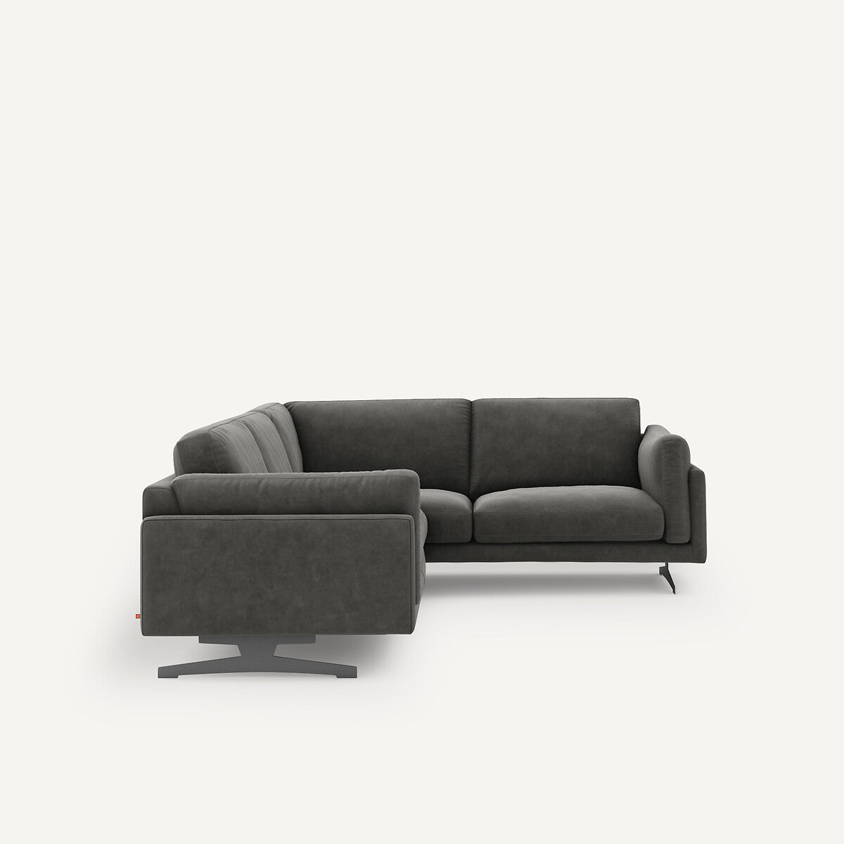 Sofá seccional Gris marrón - LYANNA