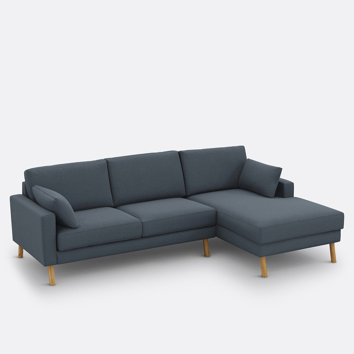 Sofá seccional Gris oscuro - BAELON