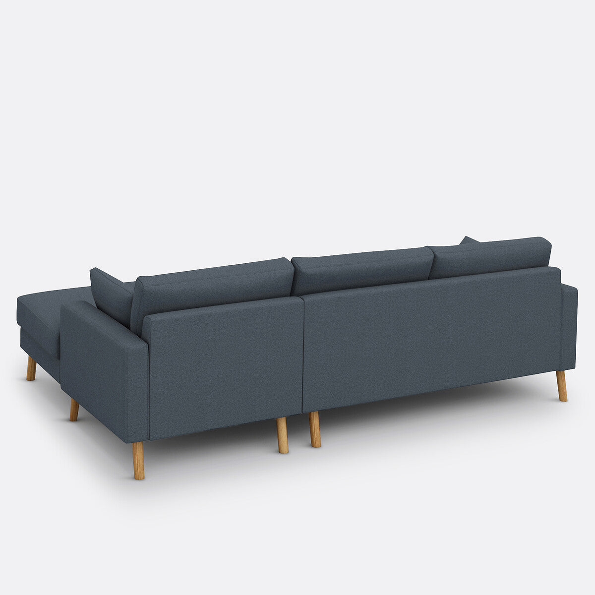 Sofá seccional Gris oscuro - BAELON