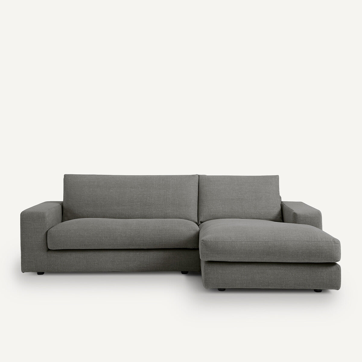 Sofá seccional Gris oscuro - HARWIN