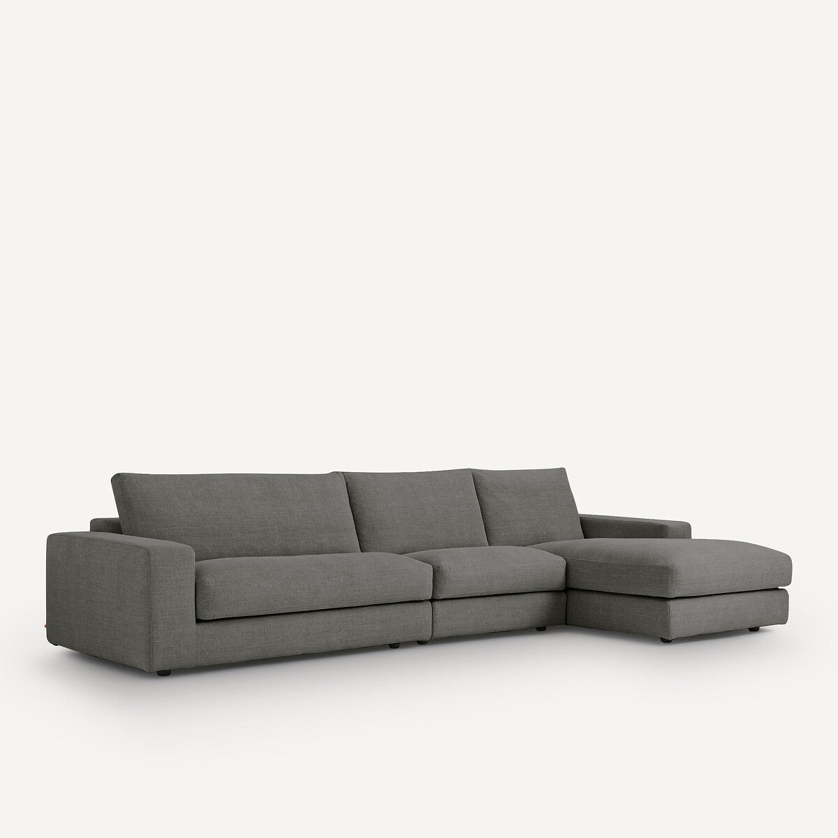 Sofá seccional Gris oscuro - HARWIN