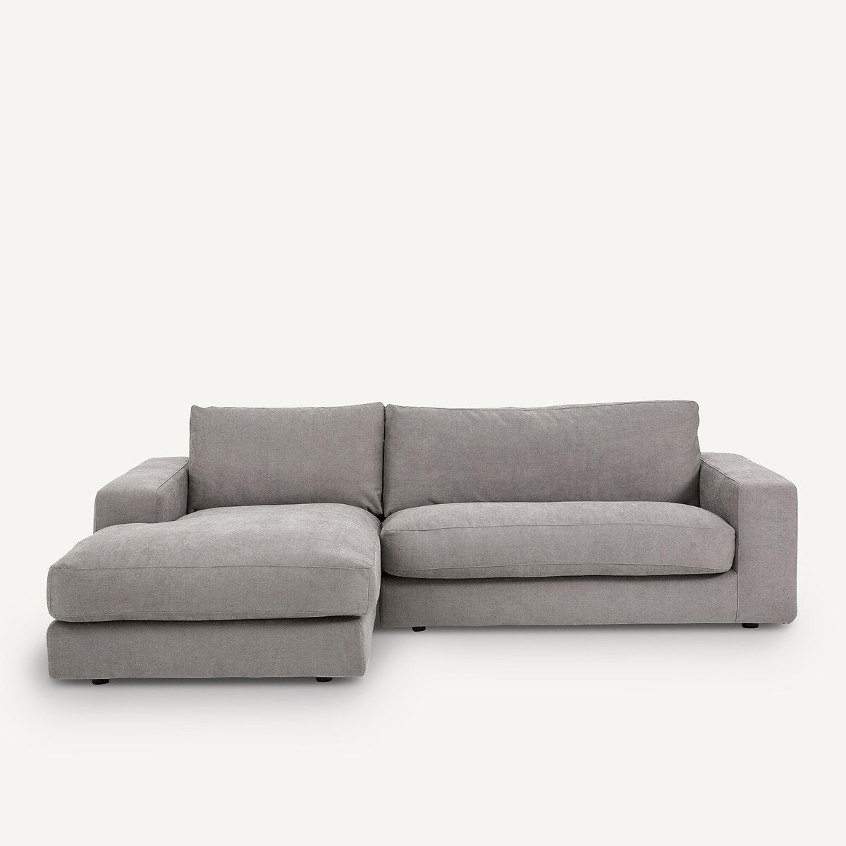 Sofá seccional Gris oscuro - HARWIN