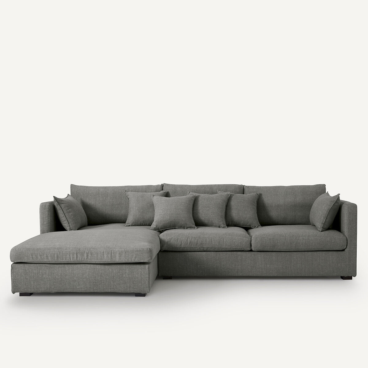 Sofá seccional Gris oscuro - LANCEL