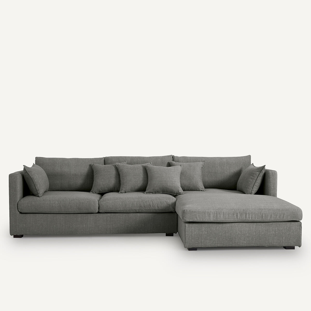 Sofá seccional Gris oscuro - LANCEL