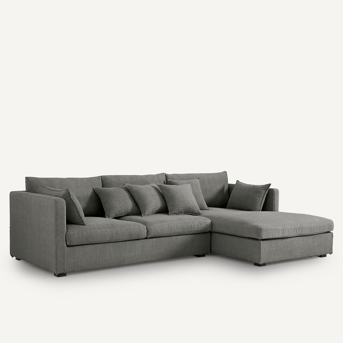 Sofá seccional Gris oscuro - LANCEL