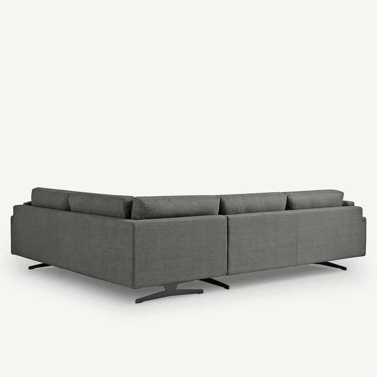 Sofá seccional Gris oscuro - LYANNA
