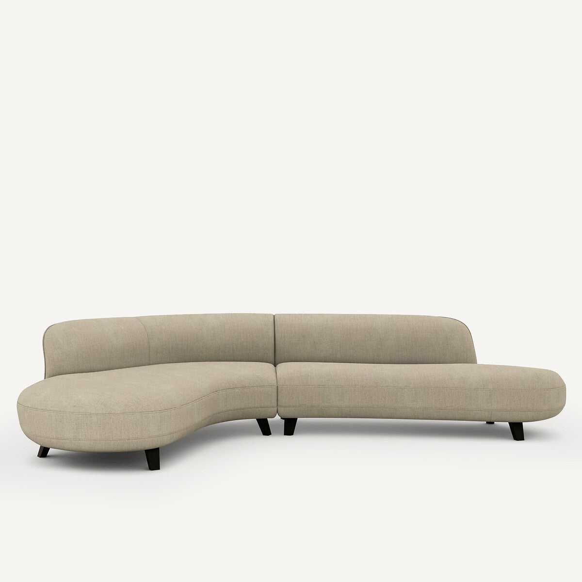 Sofá seccional Natural - BEESBURY