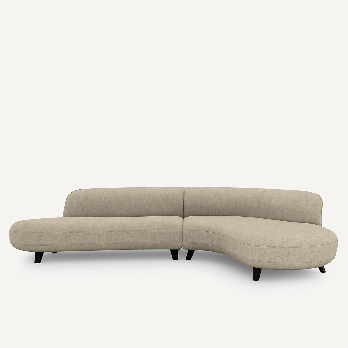 Sofá seccional Natural - BEESBURY