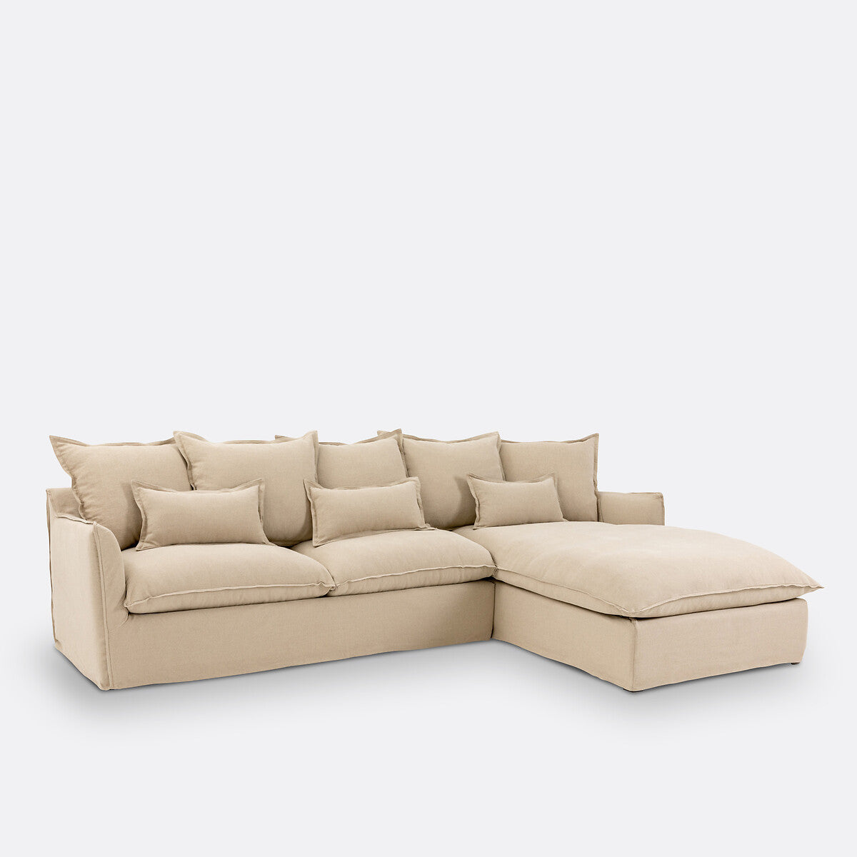 Sofá seccional Natural - GIARDINI