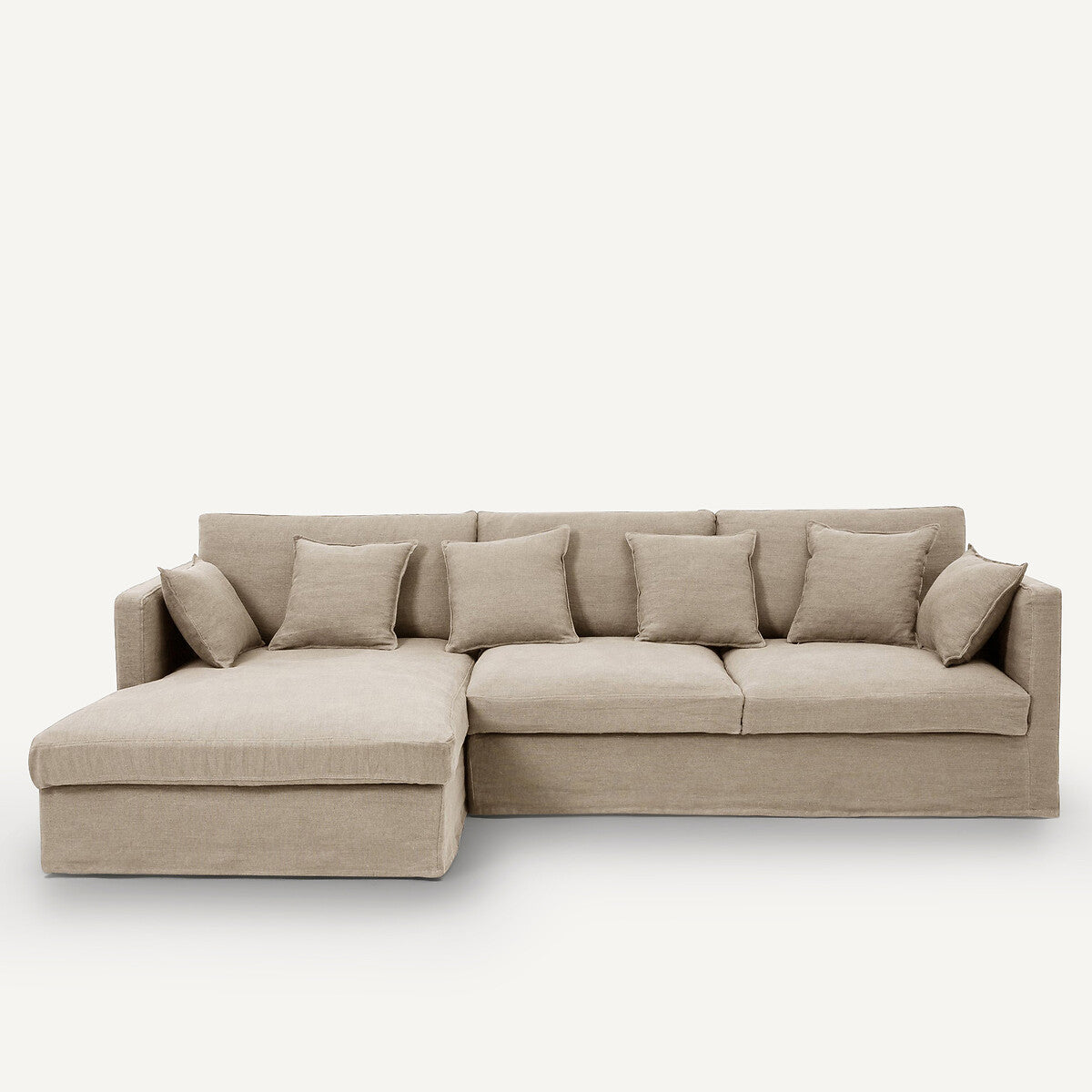 Sofá seccional Natural - LANCEL