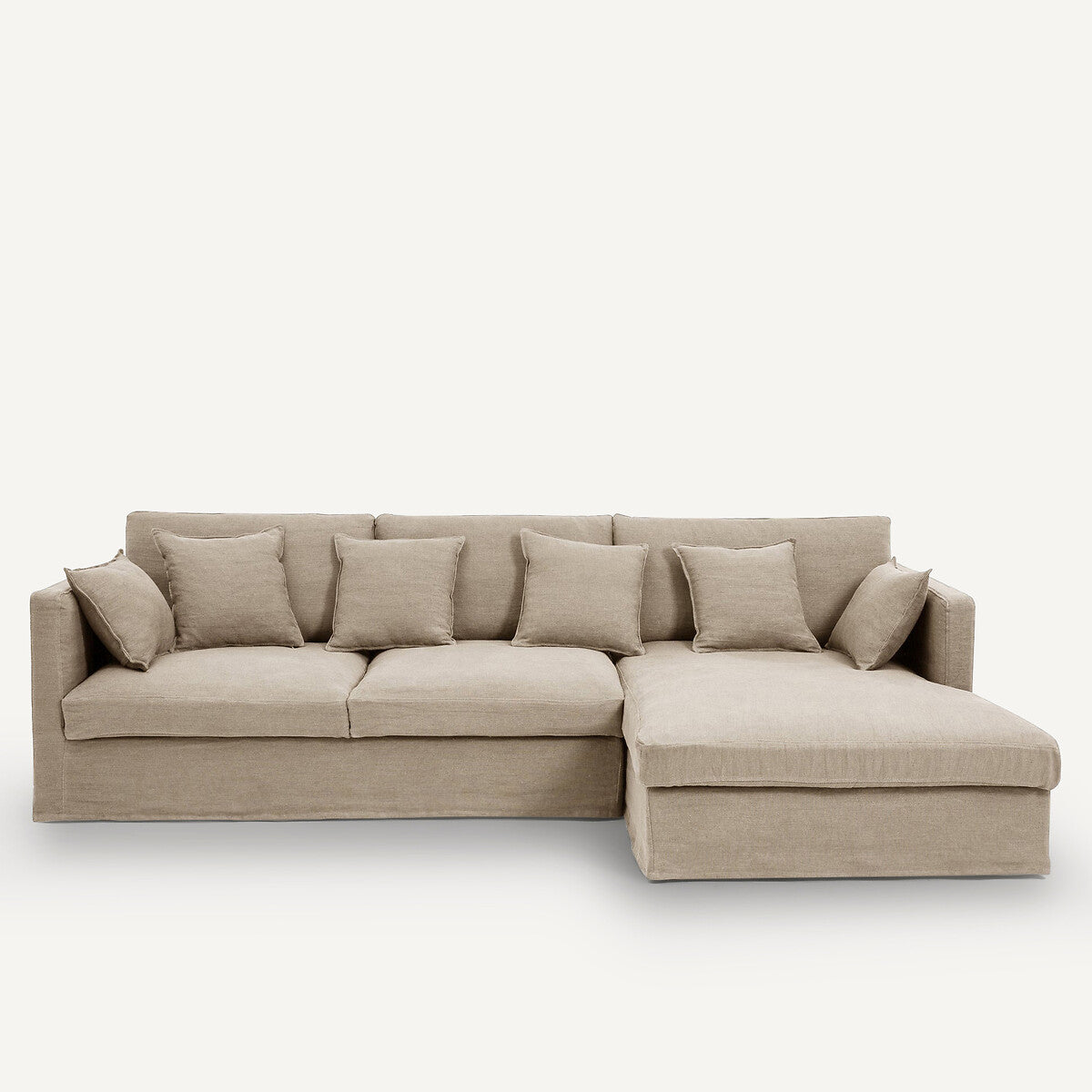 Sofá seccional Natural - LANCEL